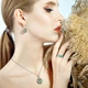 Серебряное кольцо с эмалью P002560.1 - изображение 5