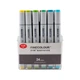Набор маркеров для скетчинга Sketchmarker Finecolour 24 цвета EF100-TB24 - изображение 1