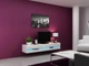 Высокая тумба под тв CAMA Vigo New 180 скандинавский стиль Белый мат/Белый глянец - изображение 1