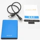 Зовнішня кишеня Shuole U25E30 для 2.5" HDD/SSD USB 3.0 BLUE - зображення 3