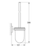 Туалетный ершик в комплекте Grohe Essentials New [40374001] - изображение 3