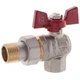 Кран з американкою 1/2" (Koer KR.228) кутовий (KR0016) - изображение 3