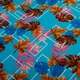 Ткань плательная штапель вискоза, плательная ткань натуральная, для блузок, платьев, юбок манстера блакитна м.п. - изображение 3