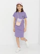 Детское летнее платье для девочки Coccodrillo Everyday Girl WC2129201EVG-016 110 см Фиолетовое (5904705750398) - изображение 3