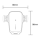 Держатель JOYROOM Electric Wireless Car Charger Holder Air Outlet Version JR-ZS248 |4.5-6.7", 15W| - изображение 8