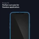 Защитное стекло Spigen Screen Protector EZ FIT Tempered Glass Slim HD для iPhone 12 mini Black (AGL01534) - изображение 6