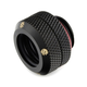 Фітинг для СВО Bitspower Фитинг Bitspower G1/4" Carbon Black 12MM (BP-CBEML) - изображение 1