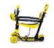 Самокат Scooter "Божья коровка" 5in1. Yellow (многофункциональный, с бортиком) - 383308396 - изображение 2