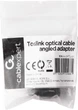 Оптичний адаптер Cablexpert Toslink кутовий (A-OPTL-01) - зображення 5