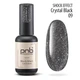 Светоотражающий гель лак PNB Shock Effect №09, 8 мл (Crystal Black) - изображение 2