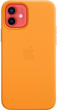 Панель Apple MagSafe Leather Case для Apple iPhone 12/12 Pro California Poppy (MHKC3) - зображення 4