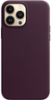 Etui Apple MagSafe Leather Case do Apple iPhone 13 Pro Max Dark Cherry (MM1M3) - obraz 3