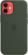 Панель Apple MagSafe Silicone Case для Apple iPhone 12 mini Cypress Green (MHKR3) - зображення 3