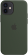 Панель Apple MagSafe Silicone Case для Apple iPhone 12 mini Cypress Green (MHKR3) - зображення 5