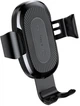 Автомобильный держатель с беспроводной зарядкой BASEUS Gravity with wireless charger |10w, QC| black - изображение 2