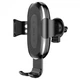 Автомобильный держатель с беспроводной зарядкой BASEUS Gravity with wireless charger |10w, QC| black - изображение 4