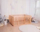 Детский деревянный манеж-кровать Монтессори BUSY WOOD напольный Модель 6.3 200х140 см Натуральное дерево - изображение 9