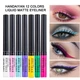 Рідкіа матова підводка для очей Handaiyan Liquid Matte Eyeliner, малинового кольори, 2 г - зображення 2
