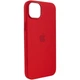 Чехол Epik Silicone case AAA full with Magsafe для Apple iPhone 12 Pro / 12 Красный / Red - изображение 5