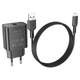 Зарядне мережеве BOROFONE BA72A Spring QC3.0 (1USB 3A 18W) Micro USB Чорний - изображение 1