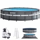 Каркасный бассейн Intex 26330 Ultra Frame 549х132 см с песочным насосом, тентом, подстилкой и лестницей - изображение 3