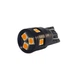 Світлодіодна лампа Avolt W5W 3030-8smd жовта canbus 12v (12527) - зображення 2