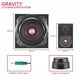 Мультимедийная акустическая система 2.1 SpeedLink Gravity Black 60 Вт - изображение 5