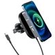 Магнитный автомобильный держатель для телефона Hoco CA90 с поддержкой MagSafe 15W черный - изображение 2
