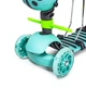Самокат Scooter "Божья коровка" 5in1. Turquoise (многофункциональный, с родительской ручкой) - 1945250350 - изображение 2