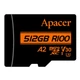 Карта пам'яті MicroSDXC 512GB UHS-I/U3 Class 10 Apacer (AP512GMCSX10U8-R) + адаптер SD - зображення 2