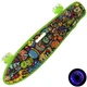 Пенни-борд (скейтбод) Profi MS 0749-6G светящиеся колеса 55х14.5 Green - изображение 2