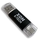Флеш-накопитель XON FlashDrive DuoConnect 256GB (USB 3.0 + USB Type-C) Black (FX3D256GB) - изображение 4