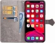 Чехол Vintage для Iphone 13 Pro Max книжка кожа PU с визитницей серый - изображение 3