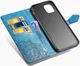 Чехол Vintage для Iphone 13 Pro Max книжка кожа PU с визитницей голубой - изображение 5