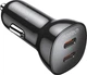 Автомобільний зарядний пристрій CHOETECH 2 USB-С PD 3.0 Black (TC0008-V3-BK) - зображення 2