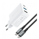 Сетевое зарядное устройство для быстрой зарядки ACEFAST A17 65W (HDMI/Type-C/USB) GaN Multi-function HUB Charger Set White - изображение 5