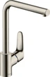 Смеситель-кран кухонный HANSGROHE Focus сталь 31817800 - изображение 1
