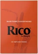Трости для баритон саксофона D'Addario Rico - Baritone Sax #3.0 - 10 Pack - изображение 2