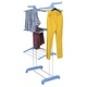 Сушилка для белья и одежды Garment Rack With Wheels Универсальная Напольная Раскладная Вертикальная на 3 яруса (V 731) - изображение 4