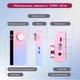 Портативний фрезер для манікюру та педикюру на акумуляторі NOXON Pink Pro професійний фрезер для нігтів (ND502) - зображення 5
