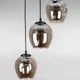 Люстра подвесная Лофт Light House LS-17191F-3 BK+BK (300) черная, плафон черный - изображение 2