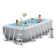 Каркасный бассейн Intex 26788 с лестницей и фильтр-насосом 400-200-100 см, объем 6836 л - изображение 3