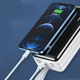 Зовнішній акумулятор Remax Hunergy&nbsp;60000mAh QC 22.5W LED лампа Білий (RPP-173) - зображення 3
