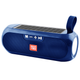 Портативна колонка TG182, Bluetooth, радіо, Power Bank, speakerphone, сонячна панель, синій - зображення 1