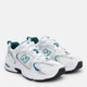 Женские кроссовки New Balance 530 MR530AB 37.5 (5US) 23 см Белый/Зеленый (196432922604) - изображение 2