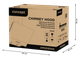 Камінна витяжка 60 cm Concept OPK5160wh WHITE - изображение 8