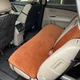 Накидка задня для авто, з алькантари Lux (штучної замші), Коричнева, коричневі плоскі стільники. - изображение 4