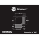 Фитинг Bitspower Enhance Rotary G1/4 90-Degree Multi-Link Adapter 12mm OD - Carbon Black (BP-CBE90RML) - изображение 4