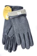 Женские комбинированные перчатки кожа+ткань 709s2 3965936 - изображение 4