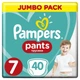 Подгузник Pampers трусики Pants Размер 7 (17+ кг), 40 шт (8001841133737) - изображение 1